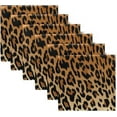 thumbnail image 6 of Dreamtimes Cotton Cloth Napkin,Fashion Colorful Leopard Animal Print Soft and Skin Friendly Cotton Dinner Napkin, Holiday Napkins for Family Hotel Parties, Cocktail Napkins, Wedding Napkins 6PCS, 6 of 7