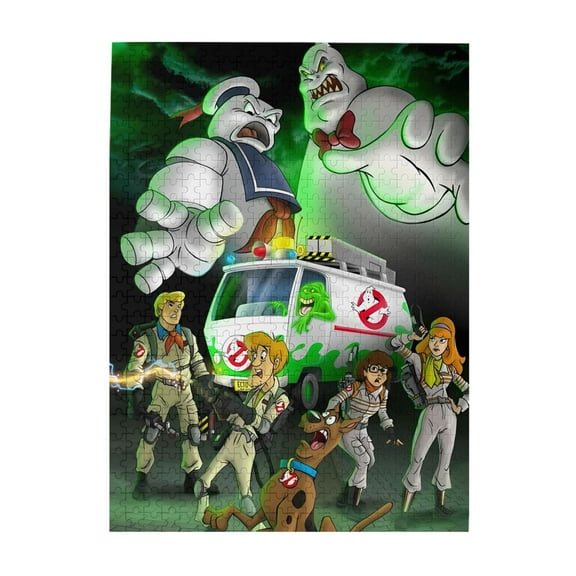 500 Pieces Puzzles Ghostbusters Wooden Puzzle Large Puzzle Game Artwork Family Decorations Unique Puzzle Gift