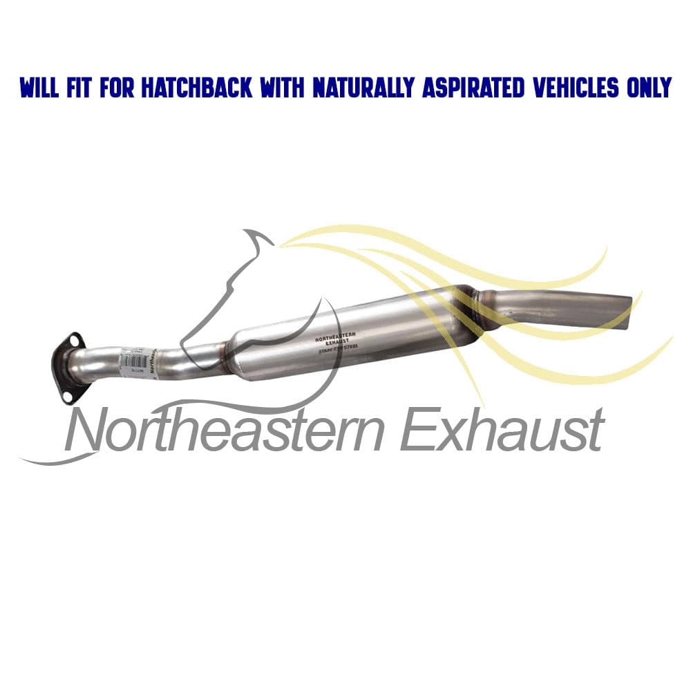 Northeastern Exhaust Stainless Steel Resonator Assembly & Muffler Fits 2008–2011 Subaru Impreza 2.5L Hatchback – Direct Fit