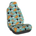 thumbnail image 1 of Wukai Cute French Bulldog Full Set Car Seat Covers with Soft Padding Universal Auto Front Seats Protector and Cushion Mat, 1 of 5