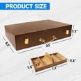 thumbnail image 4 of GSE Games & Sports Expert Poker Chip Case, Poker Chips Holder with 5 Poker Chip Trays for Any Thickness chips, Holds 500 Chips (Walnut), 4 of 7