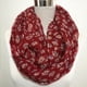 thumbnail image 3 of Venta caliente bufanda infinita viscosa calentador de cuello bufandas hijab bufanda de lazo de mujer bufanda roja, 3 of 4