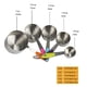 thumbnail image 2 of Juego De Medición De Acero Inoxidable, , Tazas Medidoras Coloridas, Cucharas Para Cocinar, Hornear, Condimentos10 Uds. Advancent HA017748-00, 2 of 7