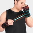 thumbnail image 4 of 1Pc Wrist Support Comfortable Bandage Pressurization Portable Weight Lifting Wrist Support Strap for Weightlifting, 4 of 7