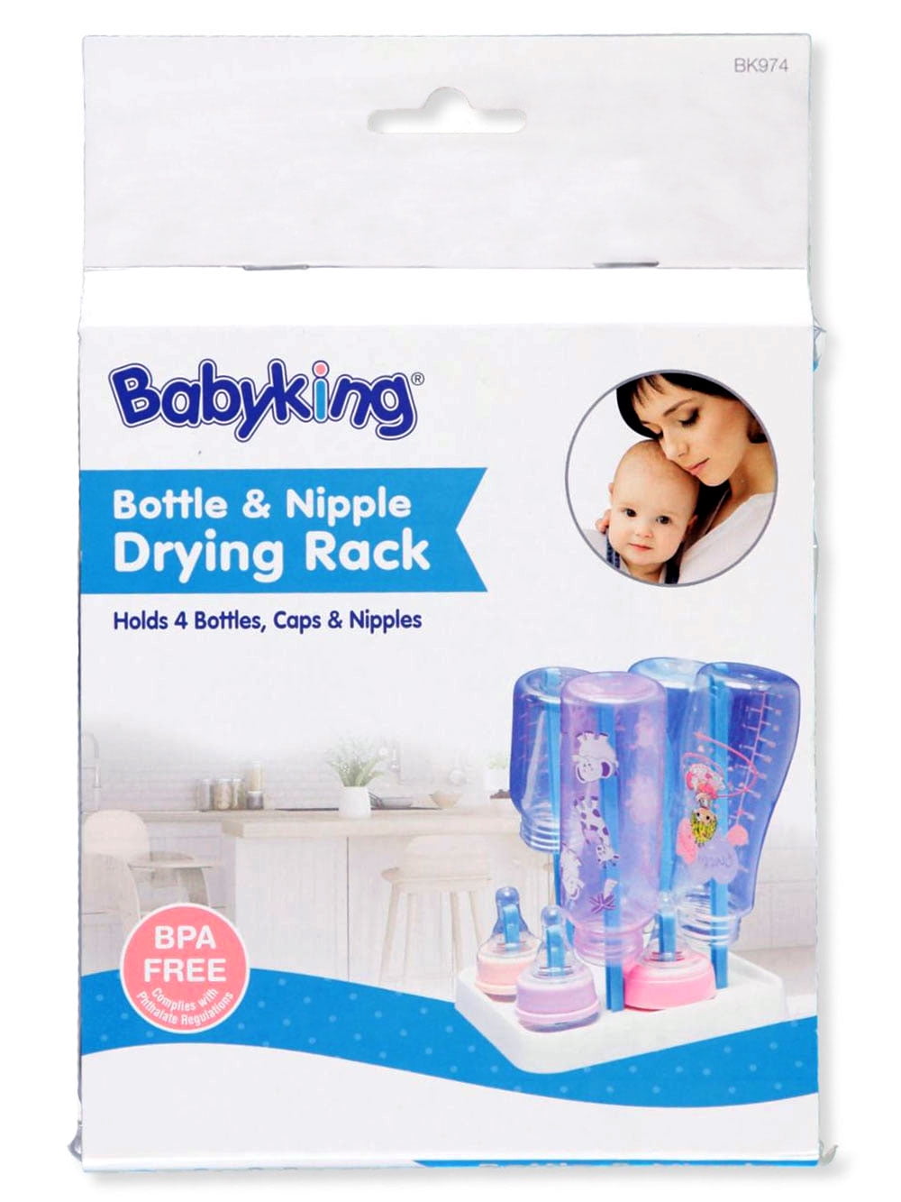 Munchkin Tidy Dry Space Saving Baby Bottle Drying Rack, Gray/White -  Walmart.com