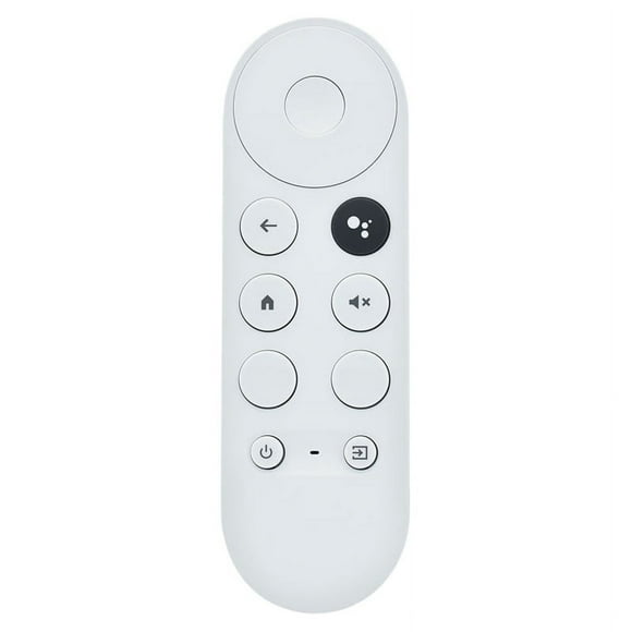 G9N9N Voice Bluetooth Remote Control with IR for Google TV/Google Chromecast 2020, White, New