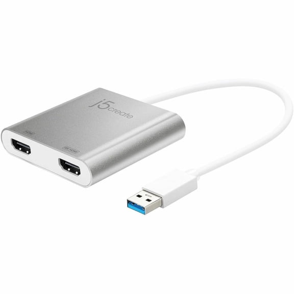 j5create, USB 3.0 to Dual HDMI Multi-Monitor Adapter, JUA365