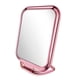 thumbnail image 1 of Espejo de maquillaje portátil con asa plegable para tocador de mesa de dormitorio Cuadrado rosa, 1 of 5