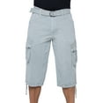 thumbnail image 5 of X RAY JEANS Mens Belted 18" Inseam Below Knee Long Cargo Shorts, Slate Grey, 52, 5 of 6