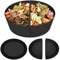 thumbnail image 1 of Silicone Slow Cooker Liners fit Crock-Pot 7-8 Quart Oval Slow Cookergsrfdtdfyujfygyugtftrderdrtujrfdcruyftftyfdedsryhsderdhctgrfdujf ✅ 6-7qt (3 Compartment) ✅ 6-7qt (3 Compartment), 1 of 5