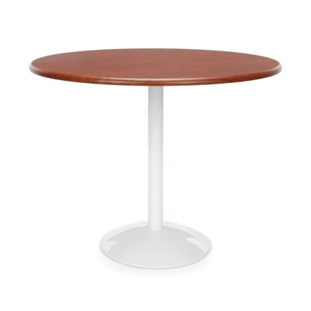 40 Inch Glass Bar Table - OT36RD-CHY restaurant Furniture 36 Inch Orbit Series Sleek design 150 lbs capacity cafeteria Bar CHERRY melamine top Round Table