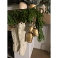 thumbnail image 5 of Taotanxi Christmas Decor Set of 3 Metal Christmas Bells for Decoration Rustic Brass Gold Large Bell Cow Hanging Christmas Gifts Clearance, 5 of 7