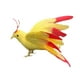 thumbnail image 1 of Pájaro de plumas artificiales, decoración hecha a mano, regalo de Navidad Pájaro amarillo, 1 of 4