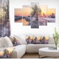 thumbnail image 1 of Winter Sunrise over Frosty Field - Landscape Print Wall Artwork, 1 of 3