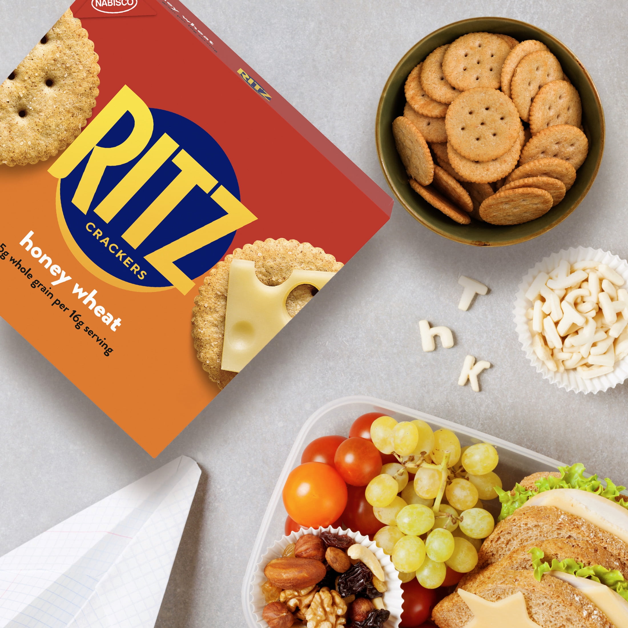 RITZ Honey Wheat Crackers, 13.7 oz