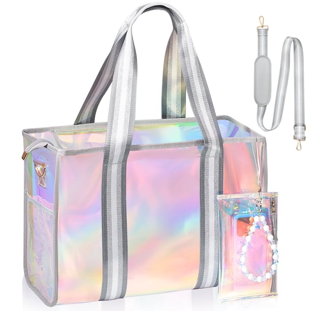 Bolsa de playa Crawing iridiscente impermeable 26L para mujer