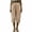 Khaki, variant on KIHOUT Women Summer High Waisted Wide Leg Capri Pants Solid Color Drawstring Elastic Waist Casual Cropped Trousers with Pockets Loose Fit Beach Pants