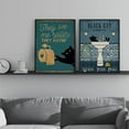 thumbnail image 2 of Thinsony 2 Pcs Unframed Paintings with Animal Pattern Printed Posters Art Ornament Waterproof Detachable Drawings Pictures, 2 of 6