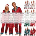 thumbnail image 3 of Leey-World Family Christmas Pajamas Matching Sets Xmas Pajamas Pjs Holiday Nightwear Jammies Cute Soft Sleepwear With Pockets, 3 of 9