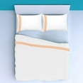 thumbnail image 2 of 400TC Triple Embroidery Sateen Solid Cotton Sheet Set, 2 of 3
