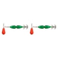 thumbnail image 1 of 2 cebos de pesca con jigging de calamar y anzuelos de pulpo con múltiples agujas Verde, 1 of 9