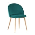 thumbnail image 3 of Set de 4 Sillas de Comedor Top Living Modernas de Terciopelo Verde, 3 of 9