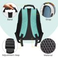 thumbnail image 6 of KUIFORTI Green Axolotl Girls Backpack Kids School Bag Fashion Bookbag Large Capacity with Multiple Organizer Pockets Back to School Gifts for Students, 6 of 7