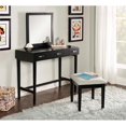 thumbnail image 4 of Linon Garbo Wood Vanity Set in Black, 4 of 10