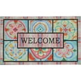 thumbnail image 3 of Mohawk Home Doorscapes Mat Chic Medallion Sketch Mat Scatter, 1'6"x2'6", Pink & Blue, 3 of 3