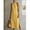 Yellow, variant on Womens Yellow Cotton Halter Maxi Dress With Embroidered Detail
