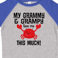 thumbnail image 4 of Inktastic My Grammy and Grampy Love Me Boys or Girls Toddler T-Shirt, 4 of 5