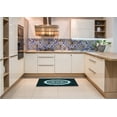 thumbnail image 6 of Ahgly Company Machine Washable Indoor Rectangle Transitional Deep-Sea Green Area Rugs, 6' x 9', 6 of 7