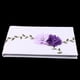 thumbnail image 3 of Libro de Invitados Encaje Flores Púrpuras Firma Libro Decoración Del Partido, 3 of 9