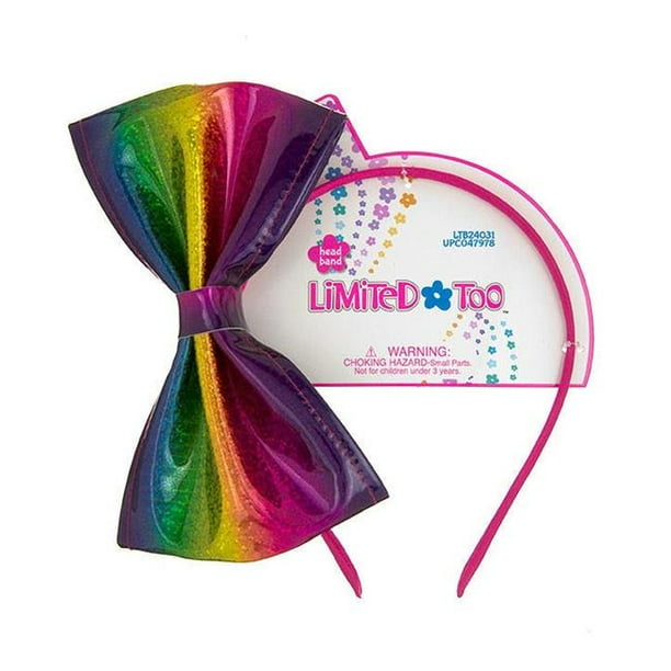 Ddi 2332109 Rainbow Glitter Bow Headband Case Of 48 Walmart Com