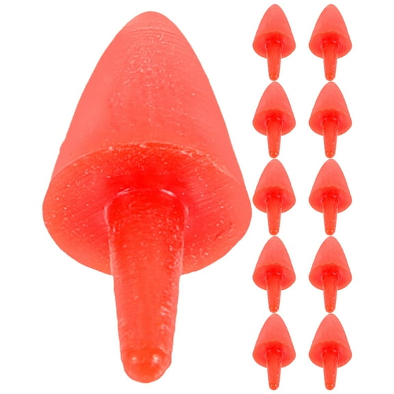 HONITANO 200Pcs Winter Plastic Snowman Nose for Christmas Diy Projects and