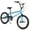 Blue, variant on SPPTTY 20" Freestyle BMX Bike with 4 Pegs,Kids Bicycle for Teen Beginner, Age 7-14 Years,Gray