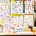 thumbnail image 3 of Calcomanías planificadoras Slapaflife, 24 páginas, más de 1000 pegatinas vintage, 3 of 9