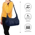 thumbnail image 3 of AOUNQ Womens Shoulder Bags Nylon Crossbody Purse Bags Waterproof Messenger Purses and Handbags,Blue, 3 of 5