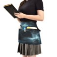 thumbnail image 2 of Yayeee Waist Apron with Pockets for Cooking Waterproof Half Server Aprons, Lightning Pattern, 2 of 7