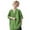 Green a1, variant on UQJfacai Girls Linen Shirts Oversized Roll Up Long Sleeve Henley Blouses Summer Beach Casual Button V Neck Cotton Tops 3-12 Years