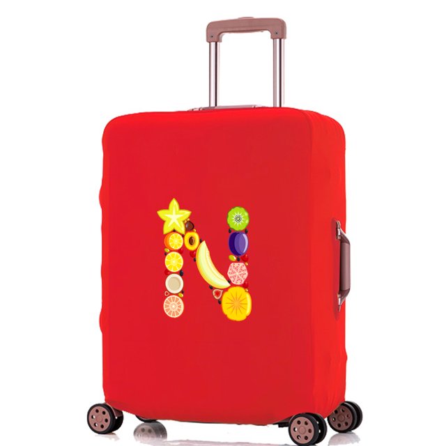 Travel Suitcase Cover Protector Reusable for Washable 18-32inch fruit Printed Pattern Series Travel Accessories 2024 8fruit N XL