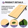 thumbnail image 4 of Juego Cornhole Boards de luueen de 4 x 2 pies con pufs, funda y marcador, 4 of 9