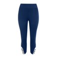 thumbnail image 4 of Pantalons de Mode pour Femmes Couleur Unie Taille Serrée et Fessier Relevé, 4 of 5