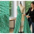 thumbnail image 5 of Soimoi Green Cotton Voile Fabric Coral Ocean Print Sewing Fabric Yard 42 Inch Wide, 5 of 7