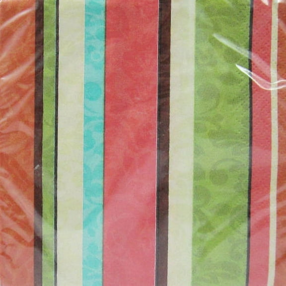 Decor Stripe Small Napkins (16ct)