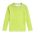 thumbnail image 2 of Mifsaly Girls Boys Rash Guard Soild Color Raglan Long Sleeve Sun Protection Quick Dry Swim Shirts Summer Lightweight Athletic Surf Swimming Tops, 2 of 9