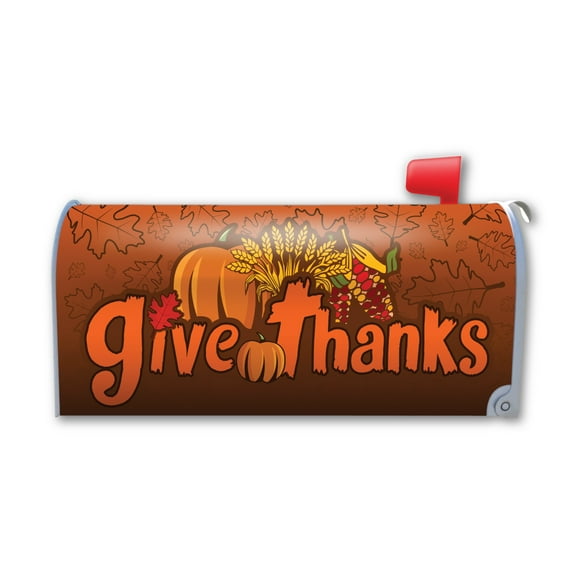 Magnet America Give Thanks Magnetic Mailbox Cover