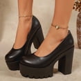 thumbnail image 4 of Women's Casual Shoes Heel Platform Loafers for Fashion Casual Comfort on Dress Shoes, 4 of 5