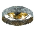 thumbnail image 6 of Wry Lighting Ferris 2-light Flush Mount in Blue Verde Patina, 6 of 10