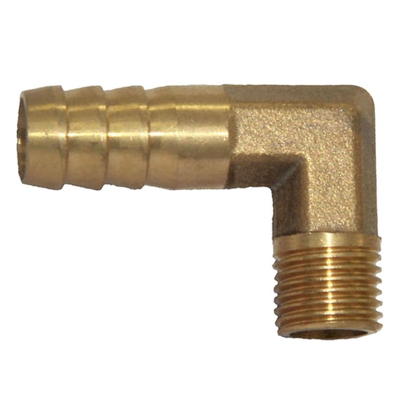 Acopladores de latón con púas para manguera de aire, rosca macho de 1/4" (12 mm) 025-12 mm